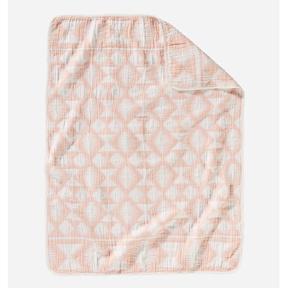 NWT PINK PENDLETON FALCON COVE COTTON BABY BLANKET - Picture 2 of 4